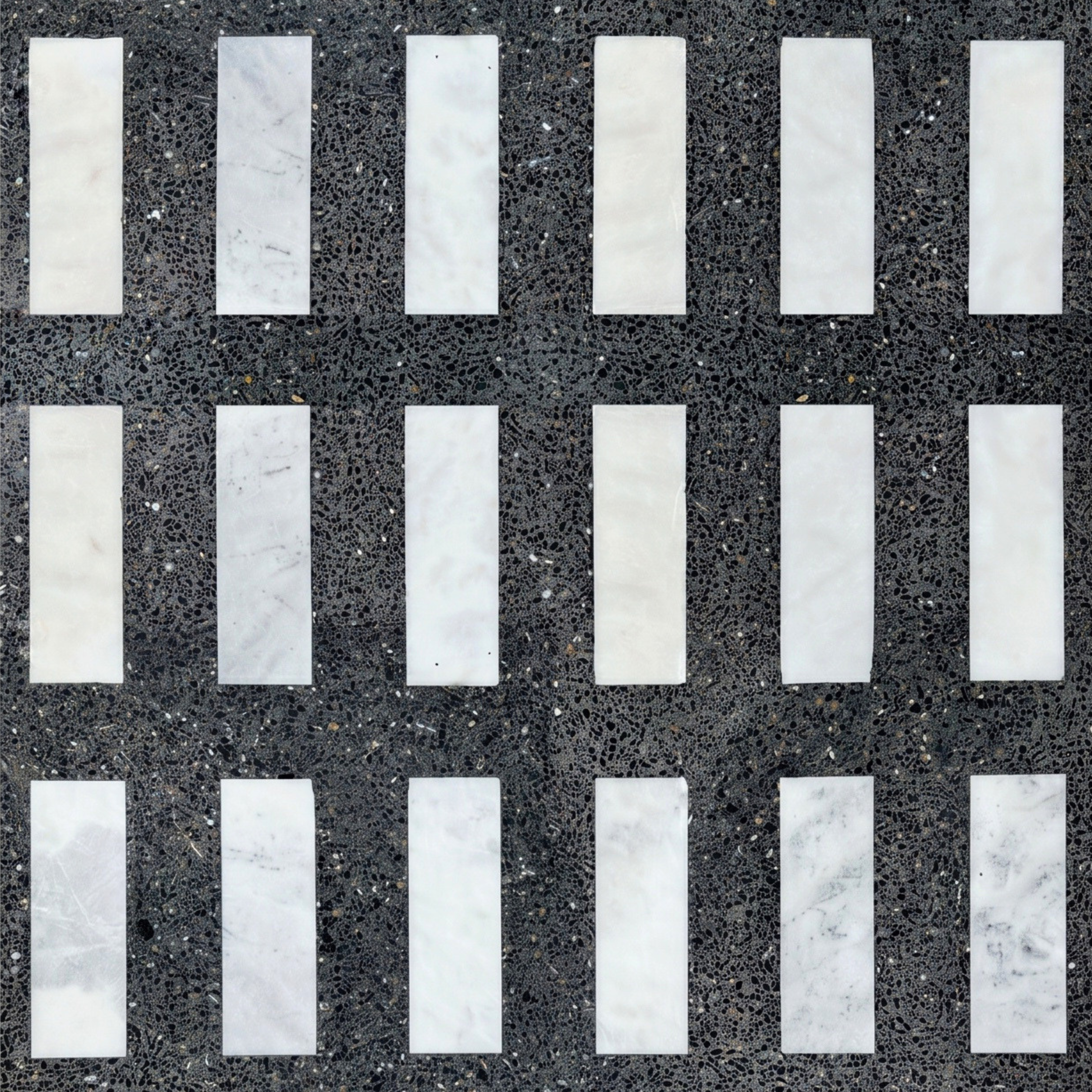 BLACK CADENCE — terrazzo tile by LIM Factory