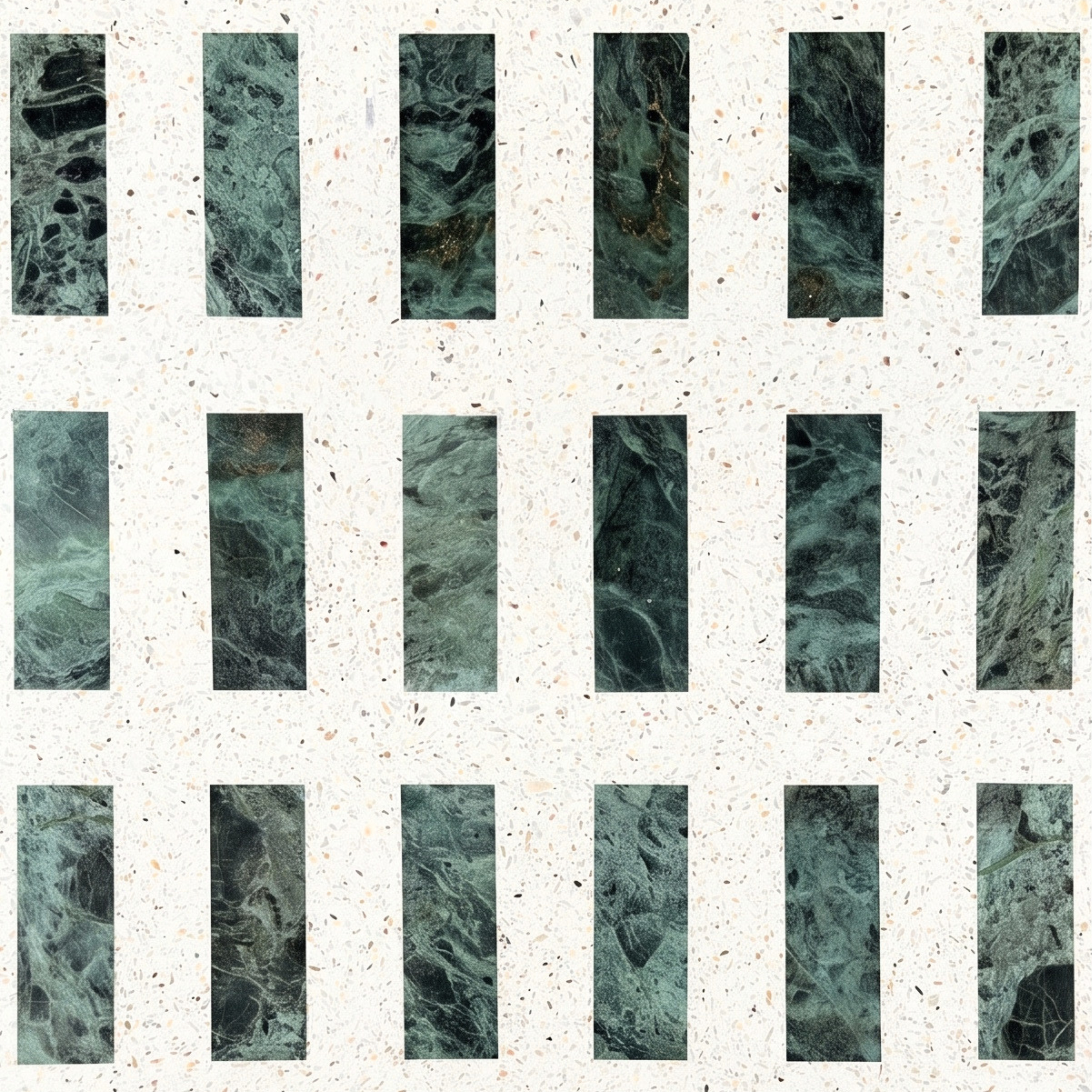 EMERALD INLAY — terrazzo tile by LIM Factory