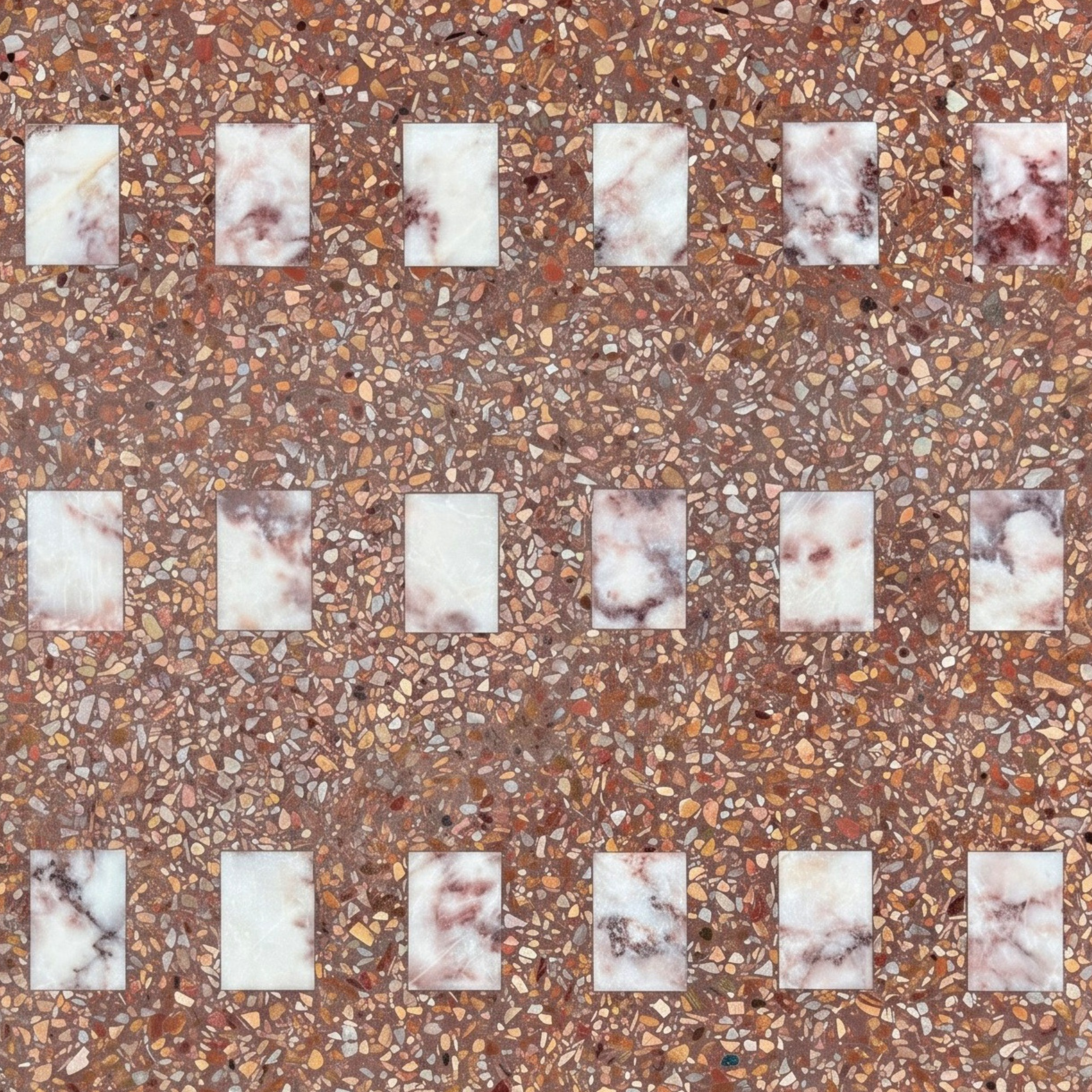 MAROON MAJESTIQUE — terrazzo tile by LIM Factory