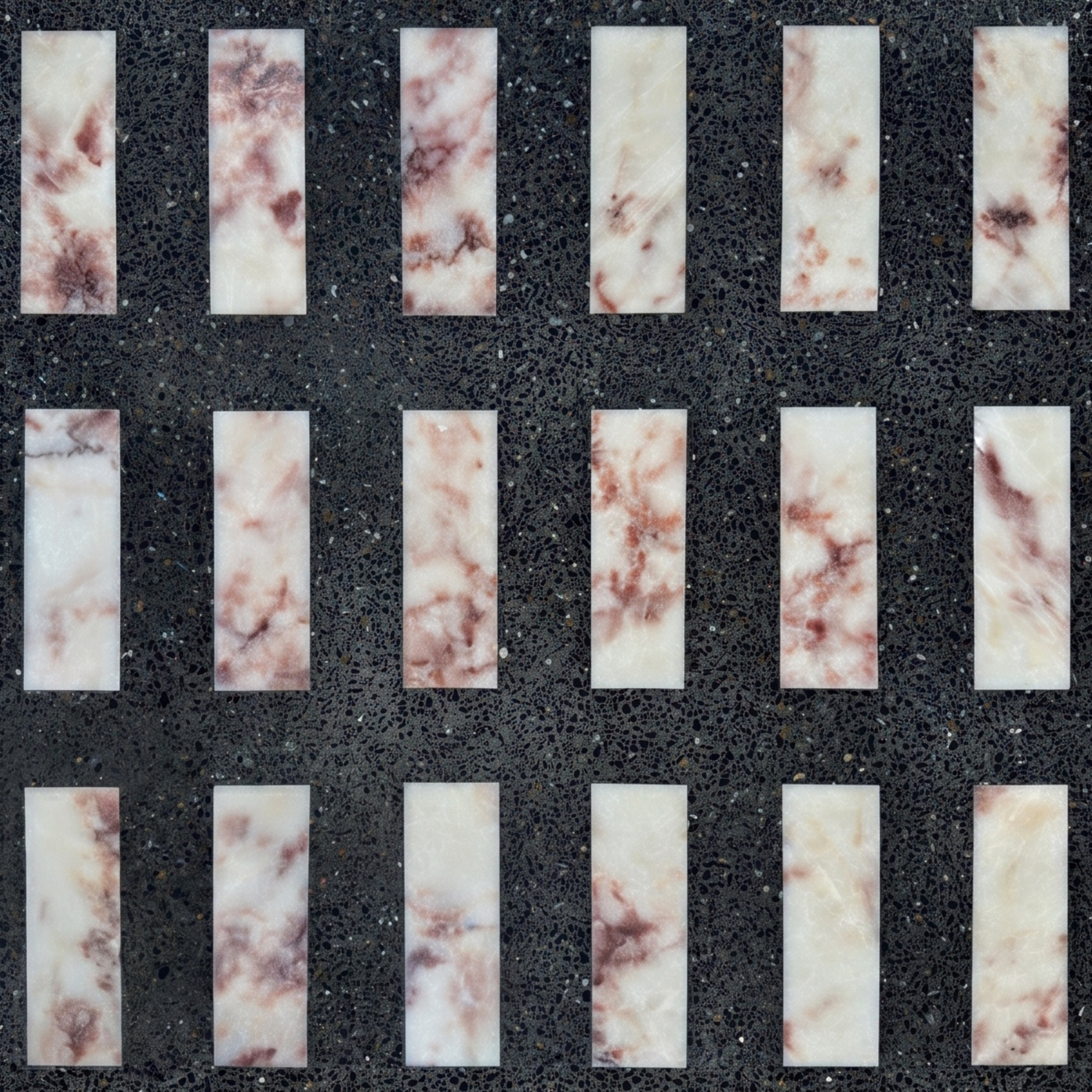 CHARCOAL ROSE — terrazzo tile by LIM Factory
